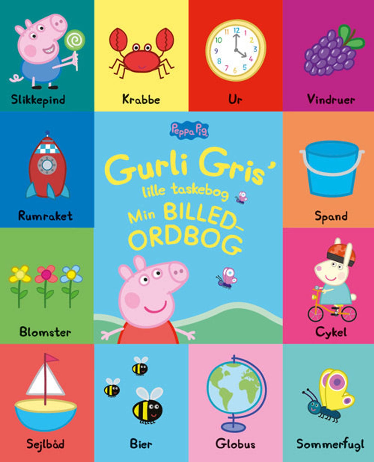 Peppa Pig - Gurli Gris lille taskebog - Min billedordbog (bog med håndtag)