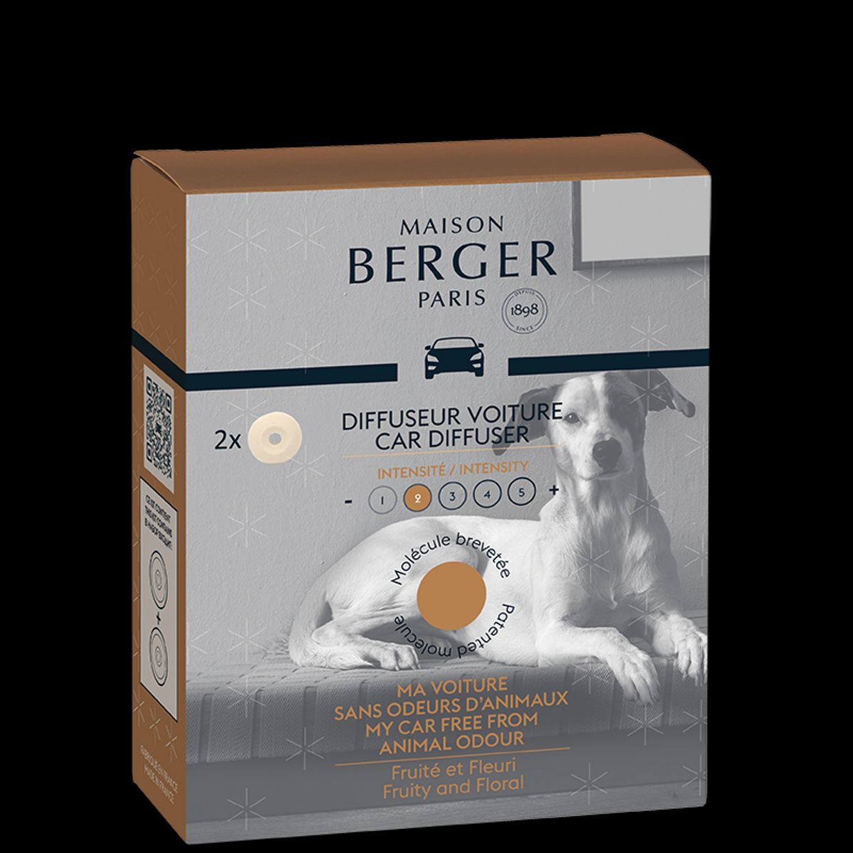 PETS ANTI ODOUR REFILL - DUFTFRISKER TIL BIL - Refill Car Diffuser / duft til bil - Maison Berger Paris - StudioBuus