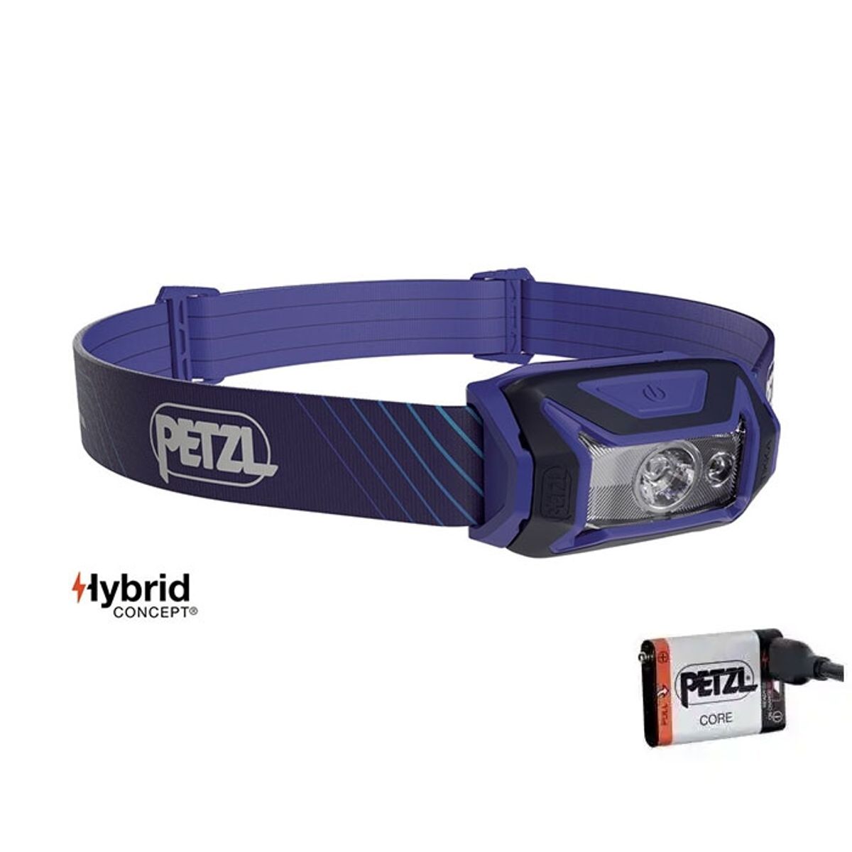 Petzl Tikka Core pandelampe 450 lm, Blå - Pandelamper