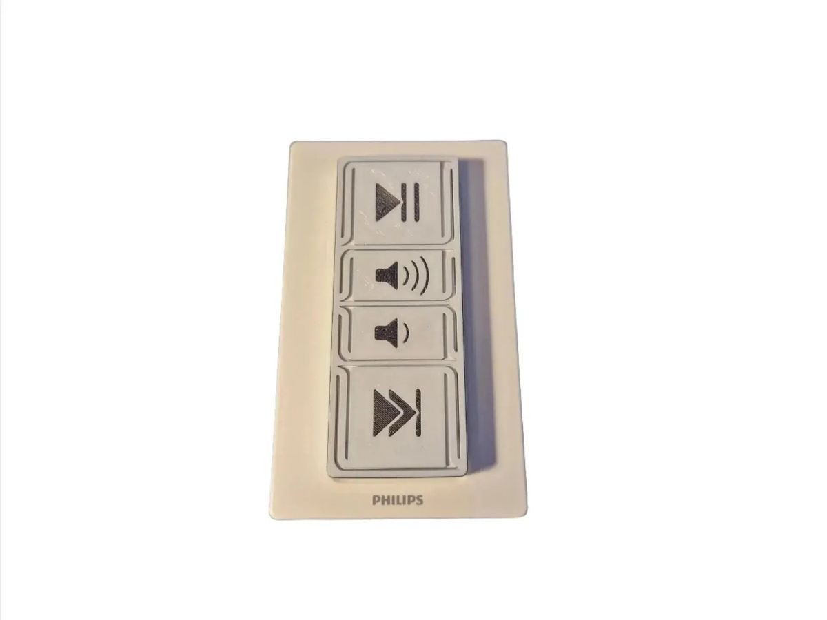 Philips Hue Dimmer Switch Cover til Musikstyring - Jade Hvid