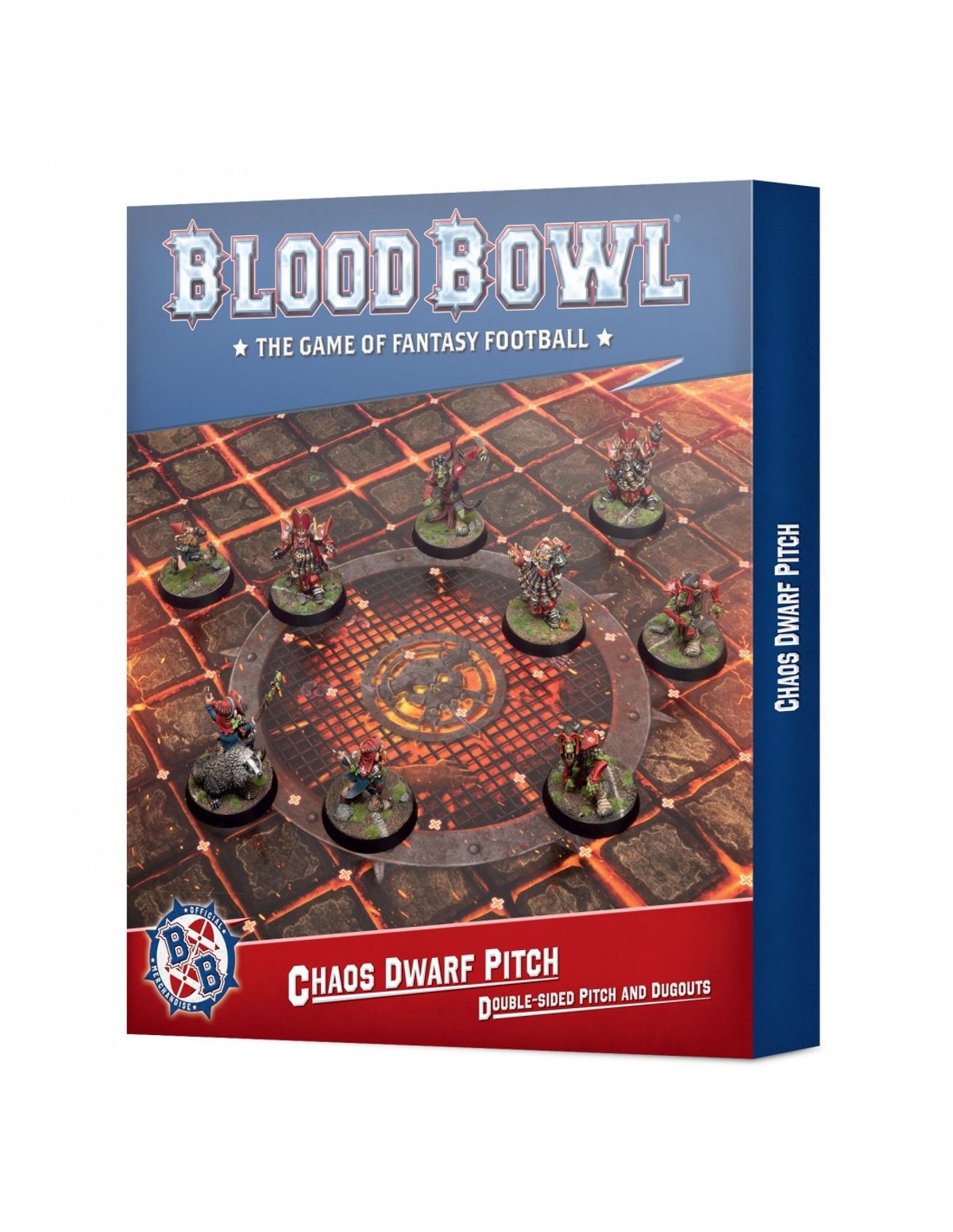 Pitch & Dogouts - Chaos Dwarf Team - Blood Bowl - Games Workshop