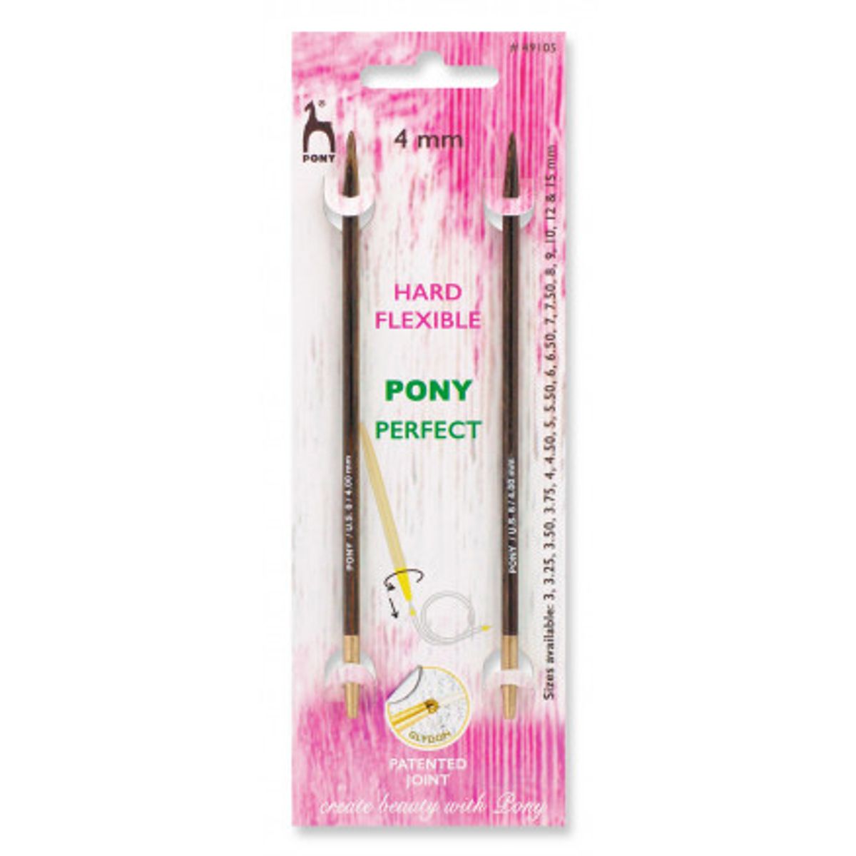 Pony Perfect Udskiftelige Rundpinde Træ 14cm 4,00mm US6