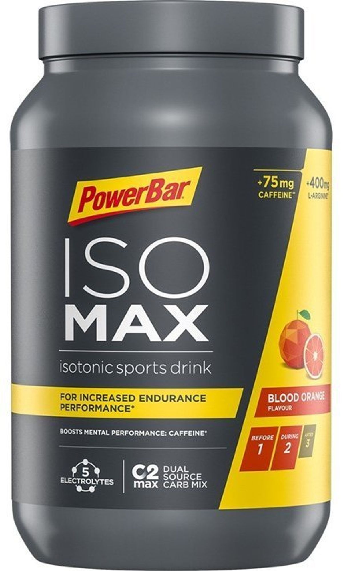 Powerbar ISO MAX - Energipulver - Blood Orange 1.200g