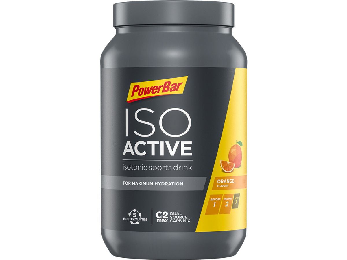 Powerbar IsoActive - Energidrik - Orange 600 gram