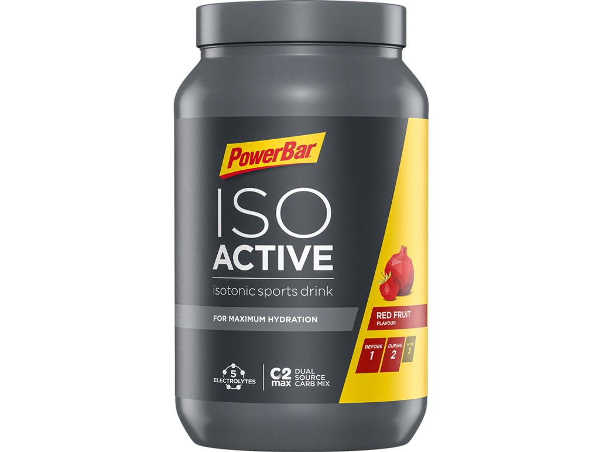 Powerbar IsoActive - Energidrik - Red fruit punch 1.320 gram