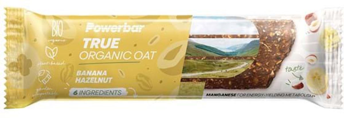 PowerBar True Organic Oat Bar - Banana Hazelnut - 40g