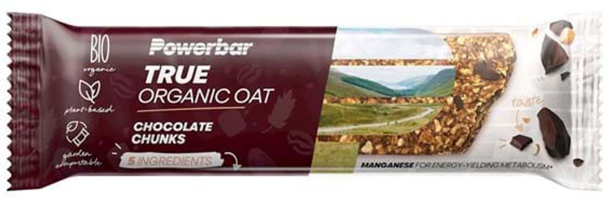 PowerBar True Organic Oat Bar - Chocolate Chunks - 40g