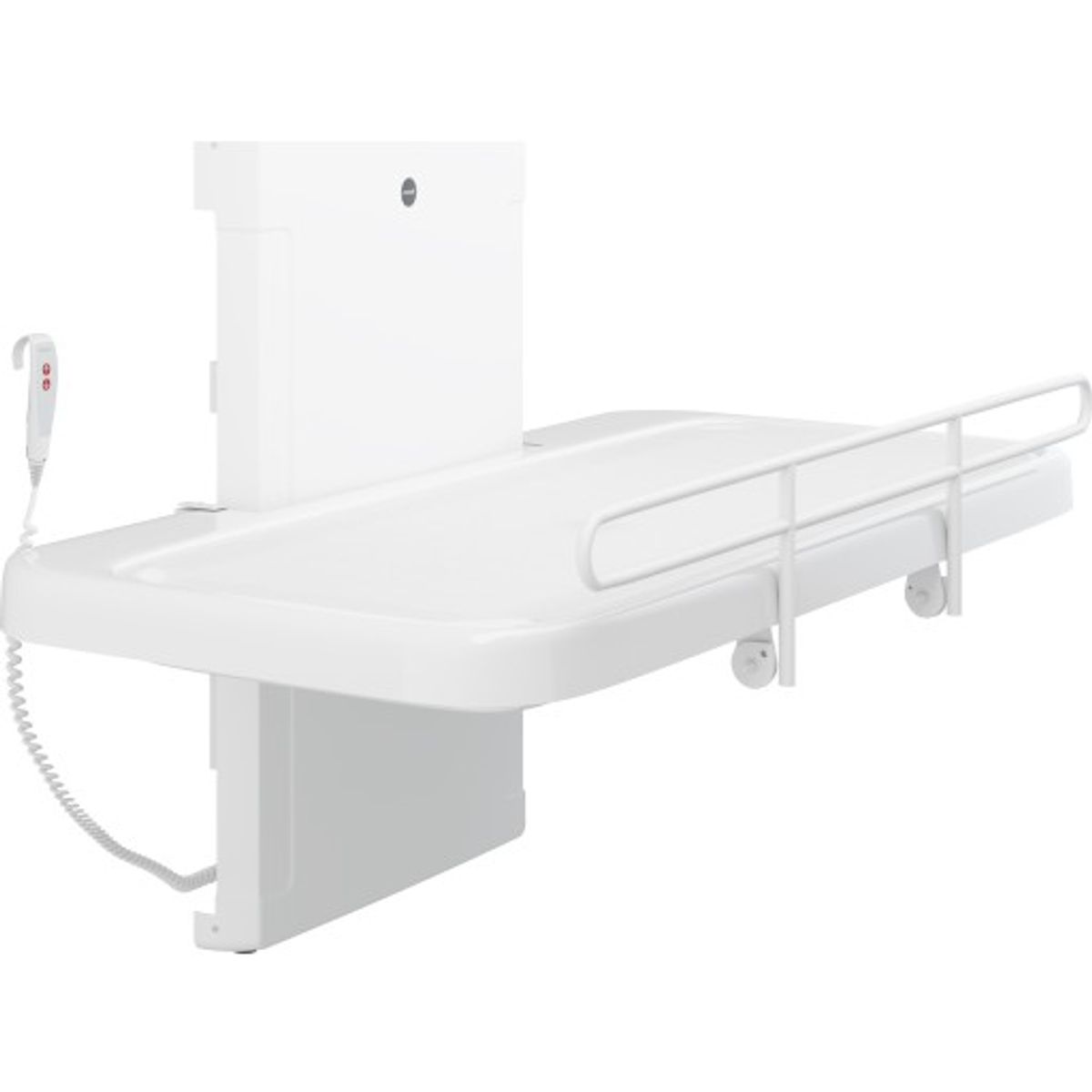 Pressalit Care SCT 2000 bruseleje, 180x91 cm, hvid