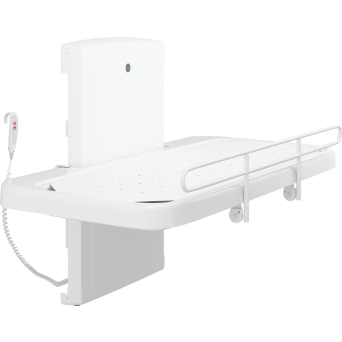 Pressalit Care SCT 2100 bruseleje, 180x91 cm, hvid