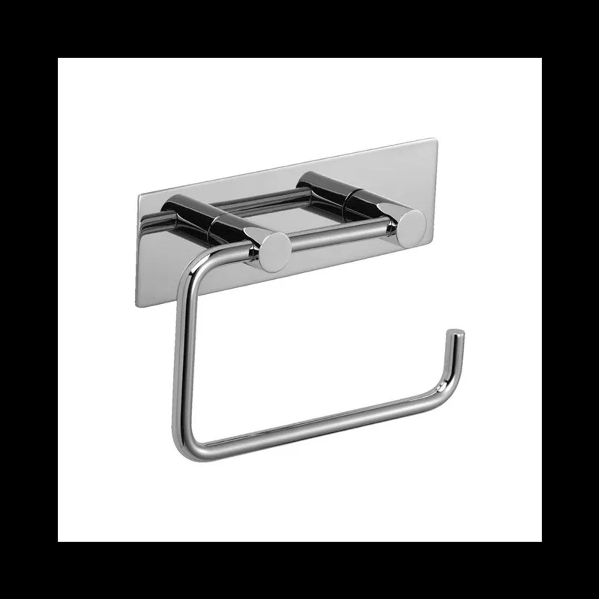 Pressalit Home, toiletpapirholder med bagplade, krom - IH20210