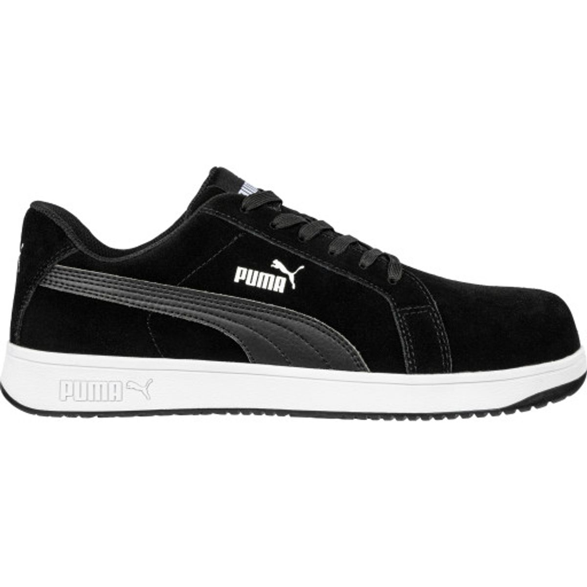 PUMA Iconic Suede sikkerhedssko, S1P, sort, str. 38