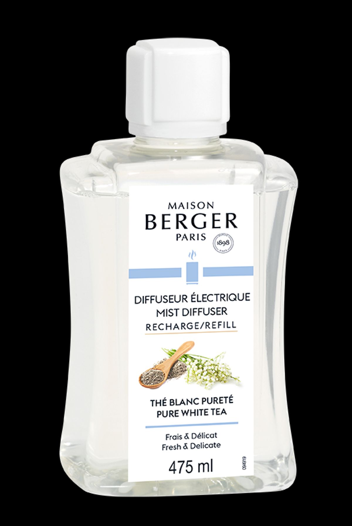 PURE WHITE TEA DIFFUSER REFILL - MAISON BERGER - Elektronisk Mist Diffuser Refill - Maison Berger Paris - StudioBuus