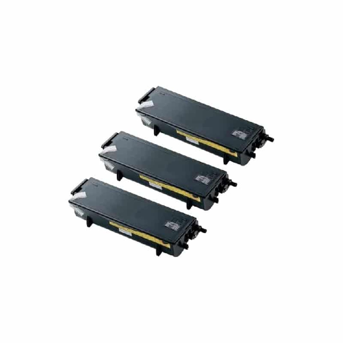 Rabat sæt! 3 stk TN6600 sort toner 18.000 sider i alt - Kompatibel Brother - TN6600