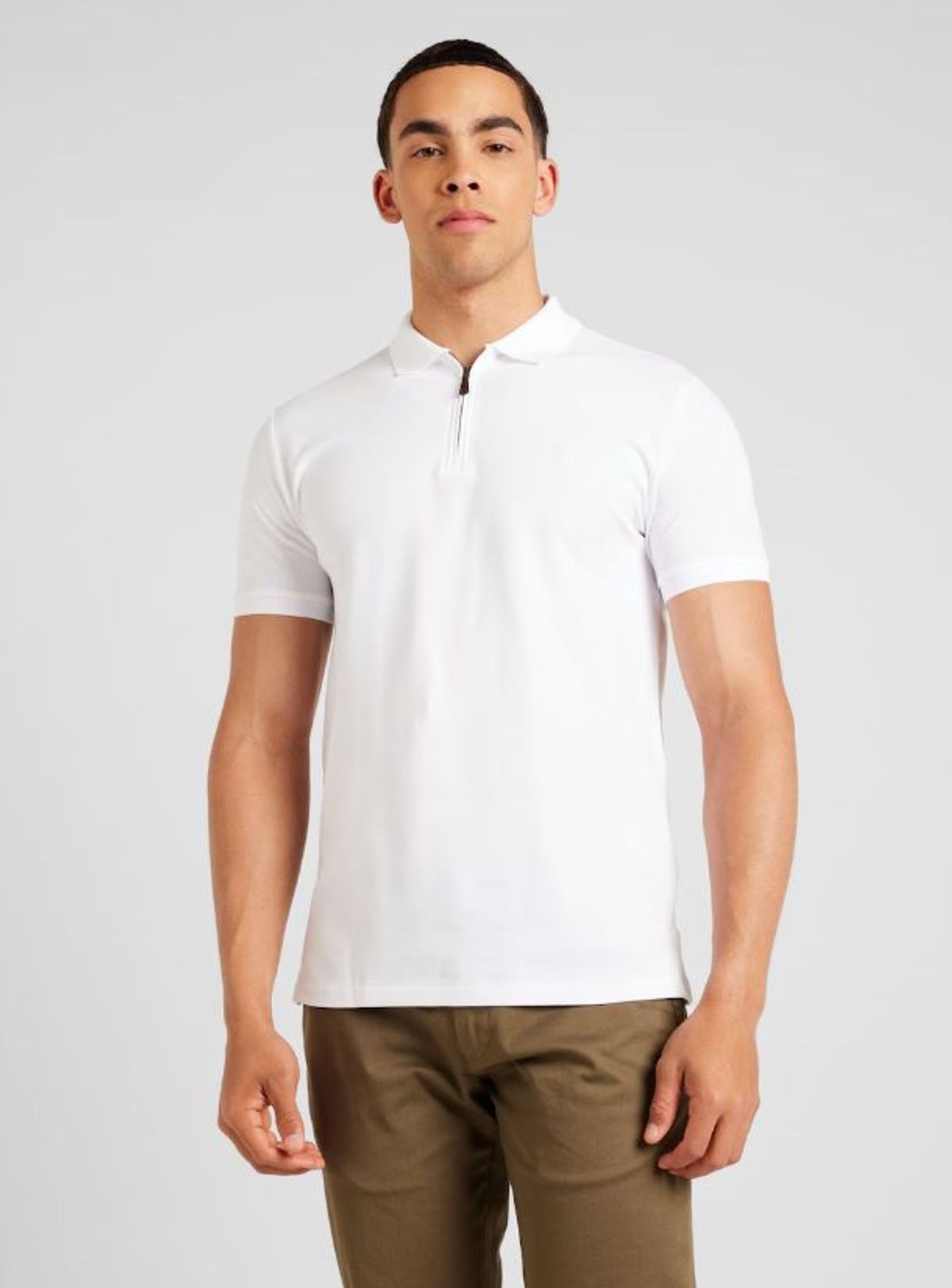 Ralph Lauren Polo - Slim Fit med Lynlås og Stretch - WeDoBetter.dk