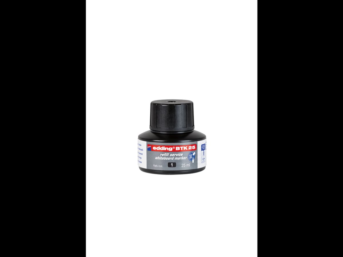 Refill Edding ink Whiteboard 25 ml Sort