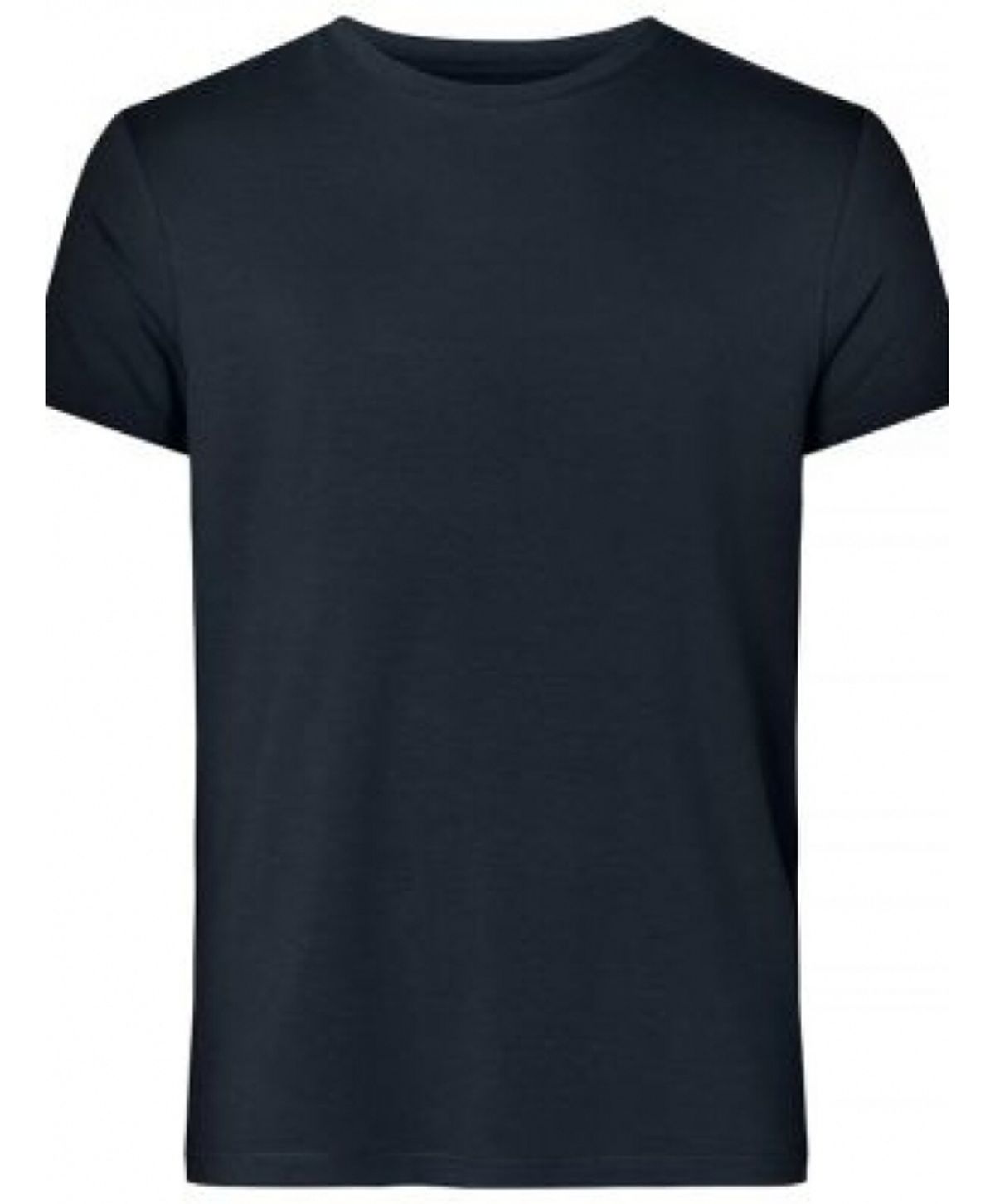 RESTERÃDS bambus T-shirt i navy med rund hals til herre