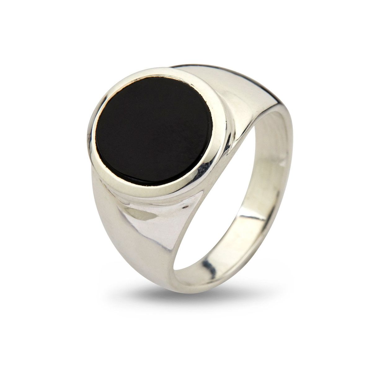 Ring Oval Black Onyx - 60