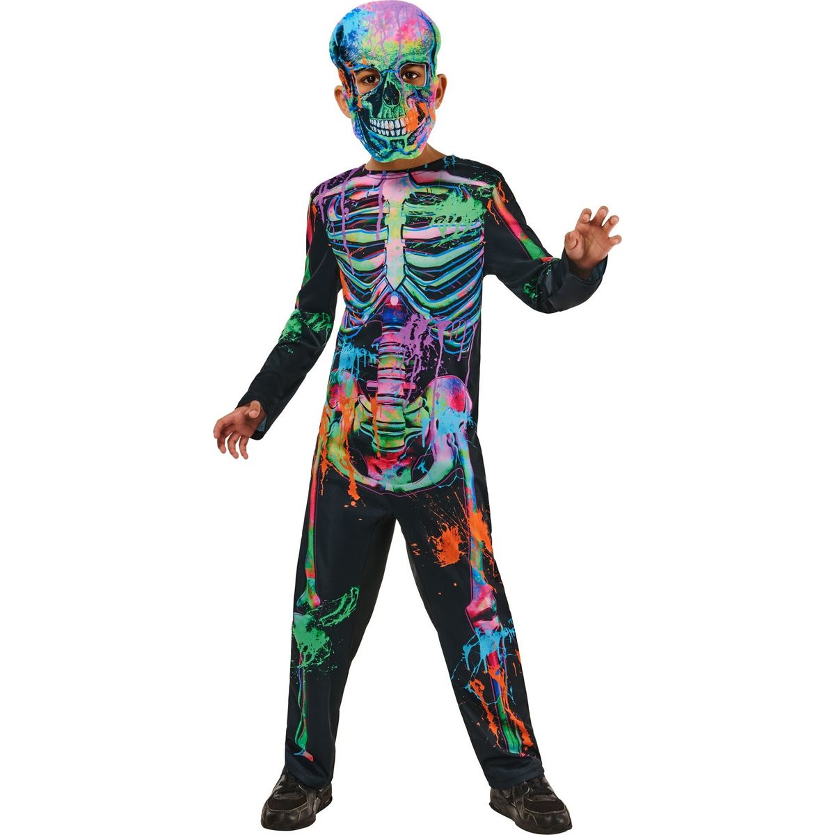 Rubies - Halloween Costume - Bonesky Graffiti Skeleton (110-116 Cm)