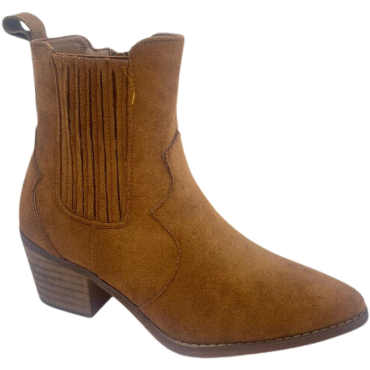 Sabine dame cowboystøvler 7885 - Camel