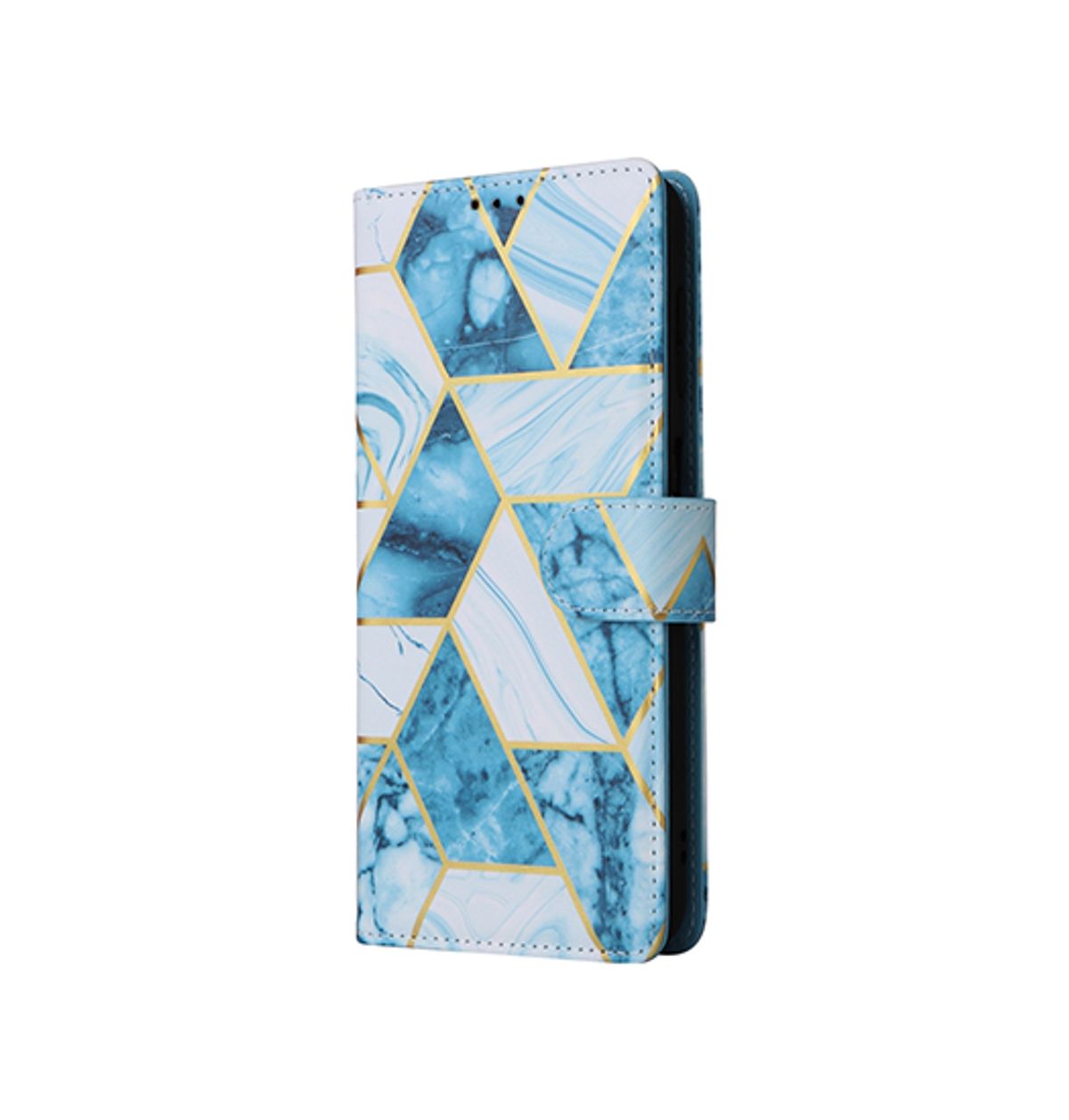 Samsung Galaxy S24 Plus - UNIQ&trade; Marble Læder Etui - Ocean