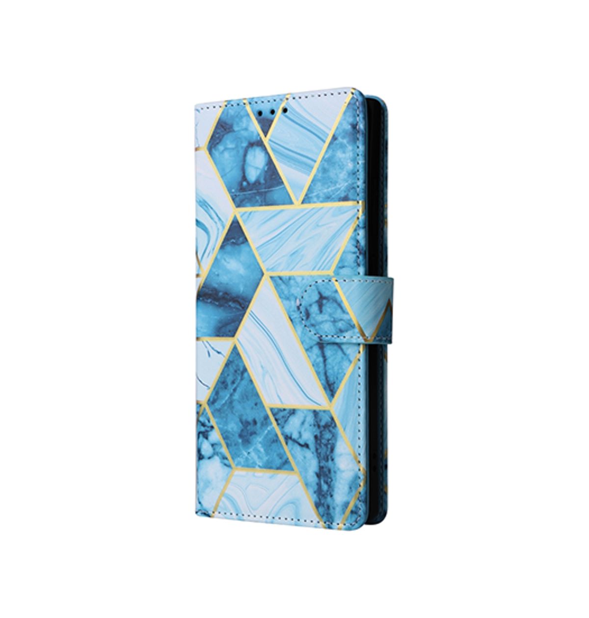 Samsung Galaxy S24 Ultra - UNIQ&trade; Marble Læder Etui - Ocean