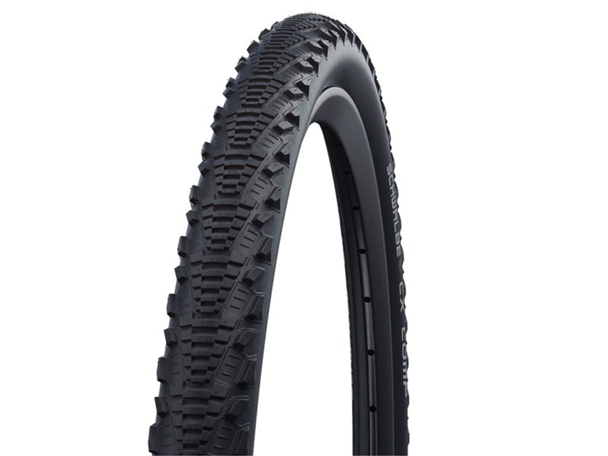 Schwalbe CX Comp - Kevlar-Guard Cross - Tråddæk - 24x1,75 - Sort refleks