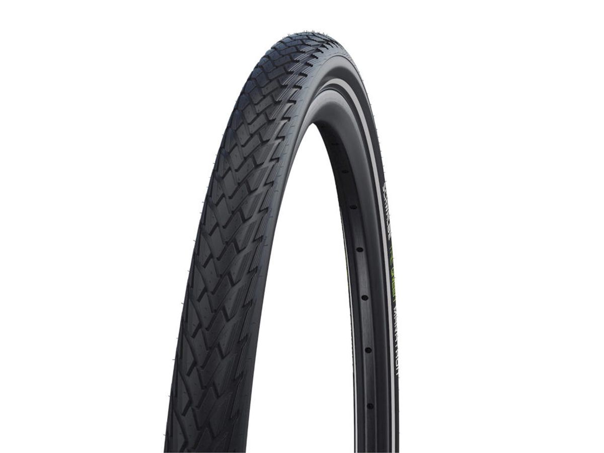 Schwalbe Green Marathon - Tråddæk - 16x1,35 (35-349) E-25 - Sort refleks