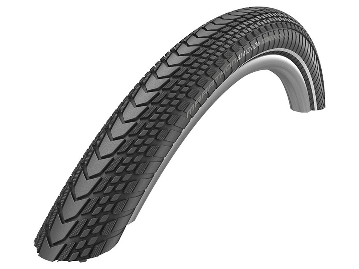 Schwalbe Marathon Almotion - Evolution Line - V-Guard - Foldedæk - 28x1,50 (40-622) E-25 - Sort