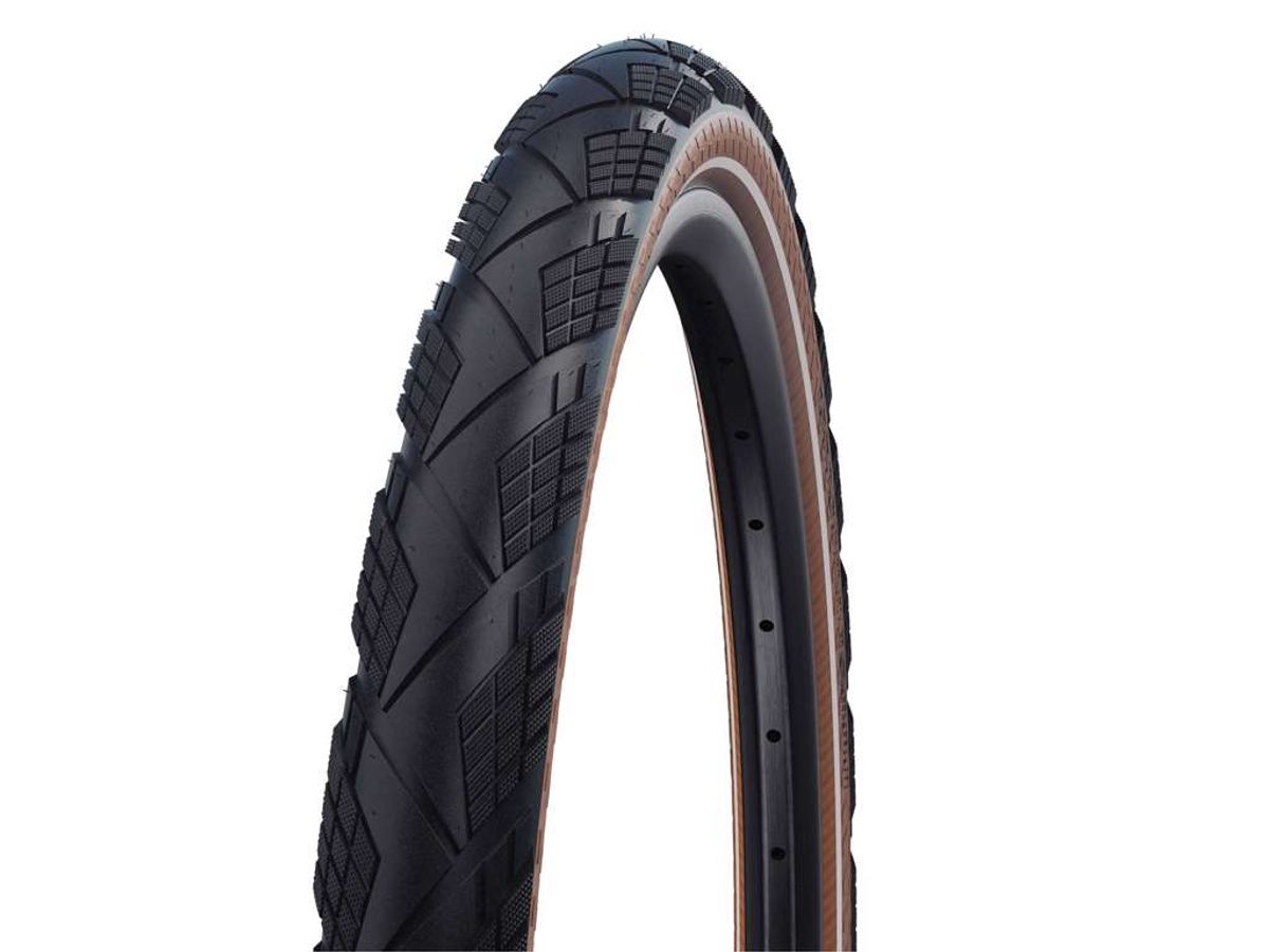 Schwalbe Marathon Efficiency Evo - Addix V-Guard - Foldedæk - 27,5x2,35 (60-584) - Transp. refleks