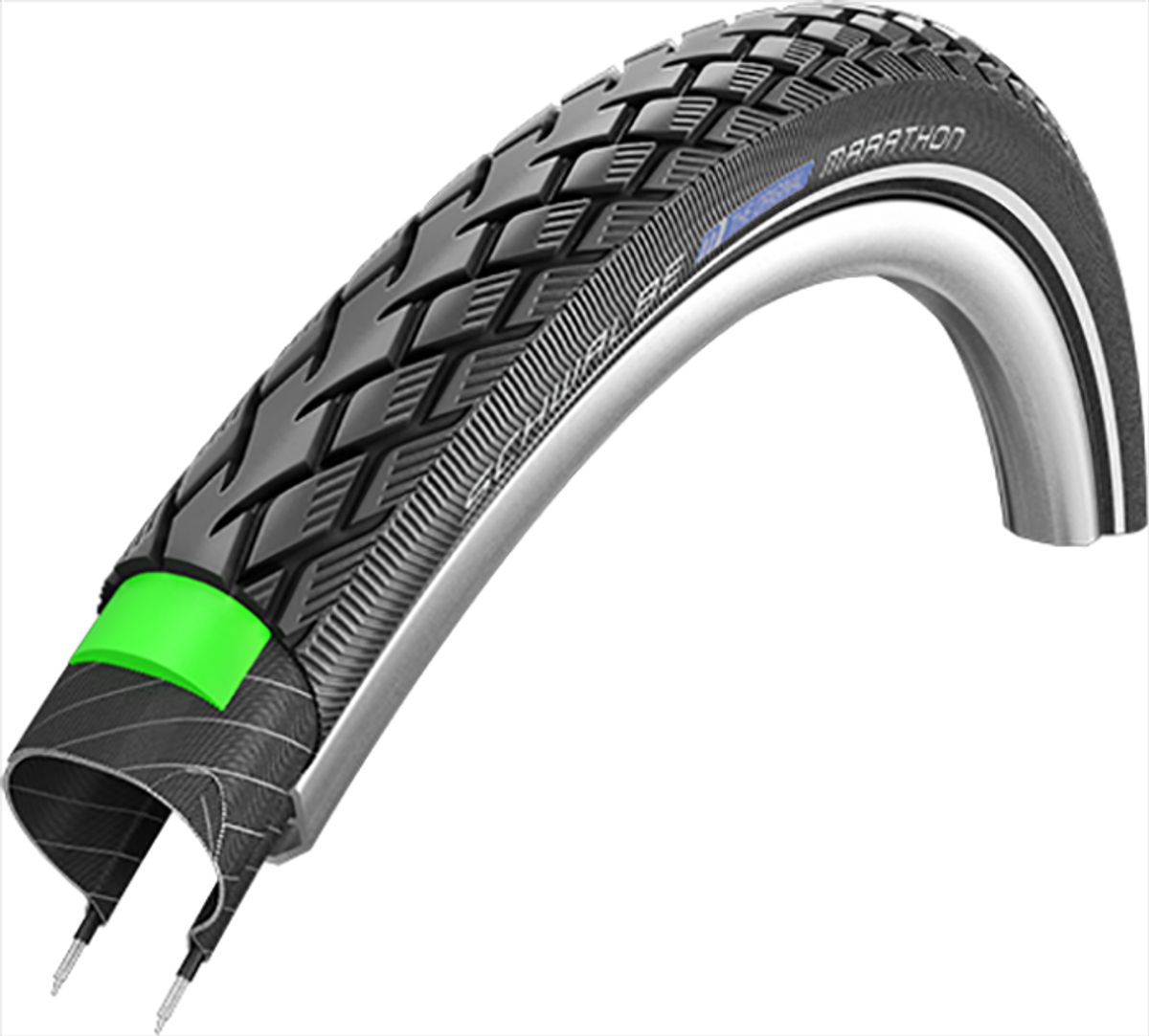 Schwalbe Marathon GreenGuard Tråddæk 27 x 1 1/4 (32-630)