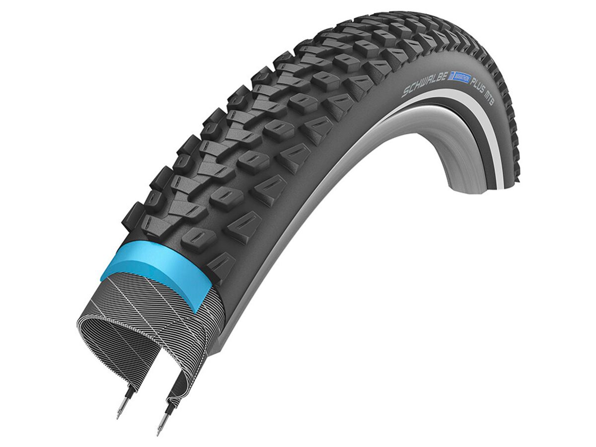 Schwalbe Marathon Plus - SmartGuard Tråddæk - 27,5x2,10 (54-584) - Sort