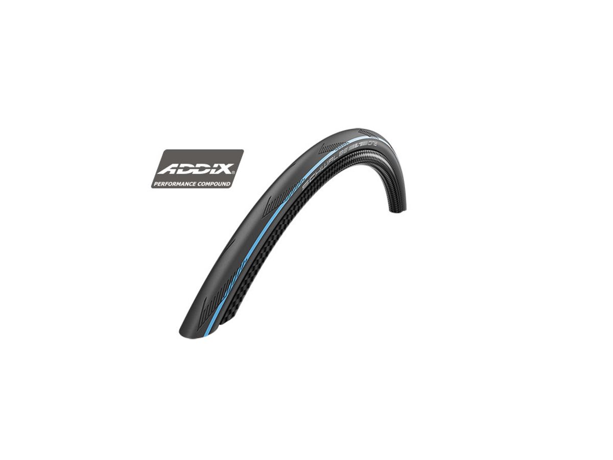 Schwalbe One Race Guard - Lite Foldedæk - 700x25c (25-622) Sort/Blå