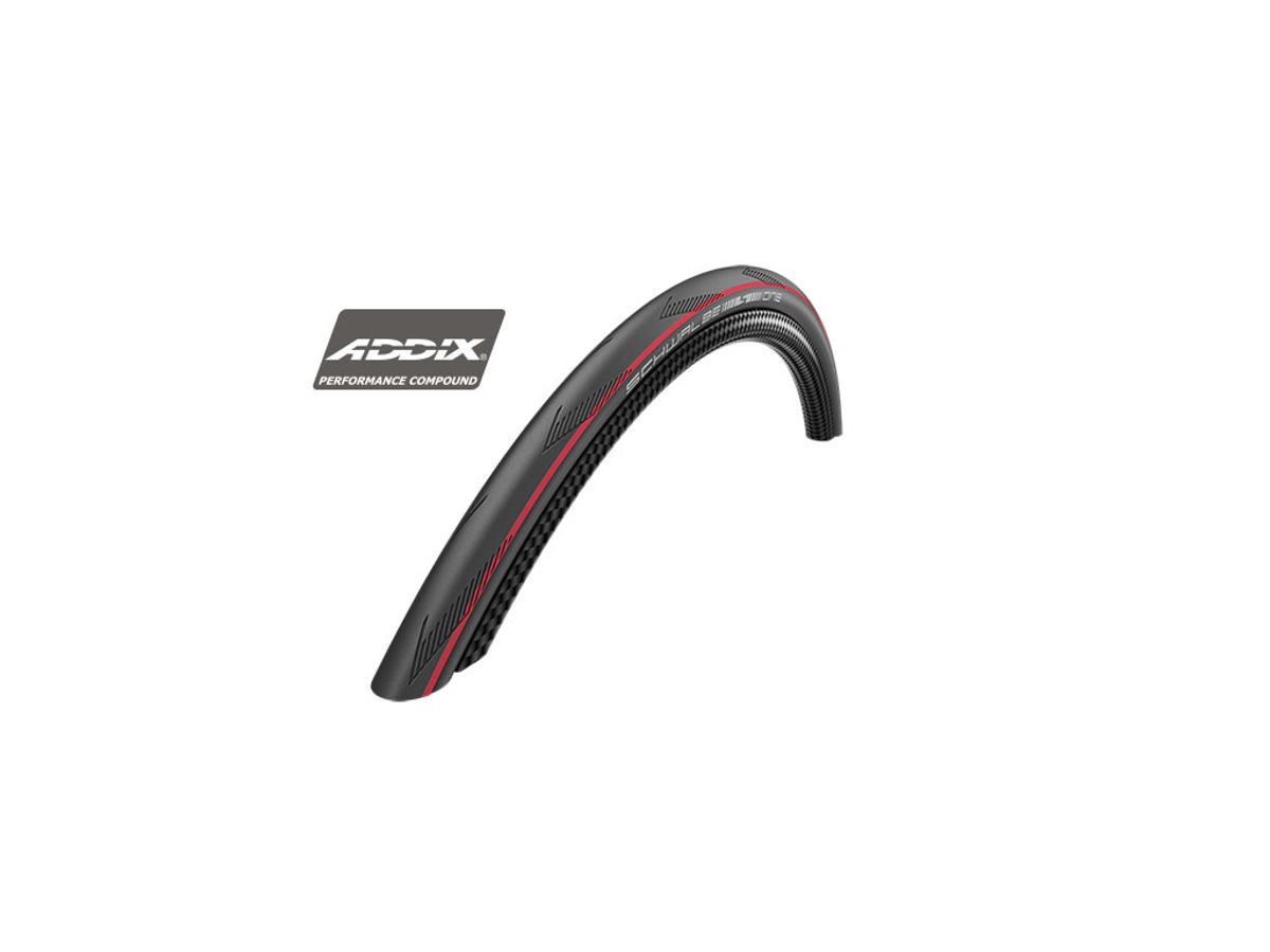 Schwalbe One Race Guard - Lite Foldedæk - 700x25c (25-622) Sort/Rød