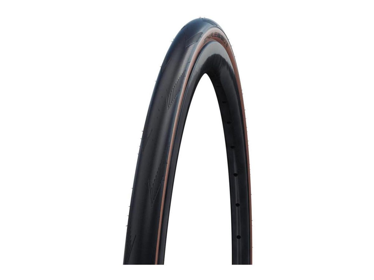 Schwalbe One TLE - Race Guard Foldedæk Road - 700x25c (25-622) Bronze Sidewall