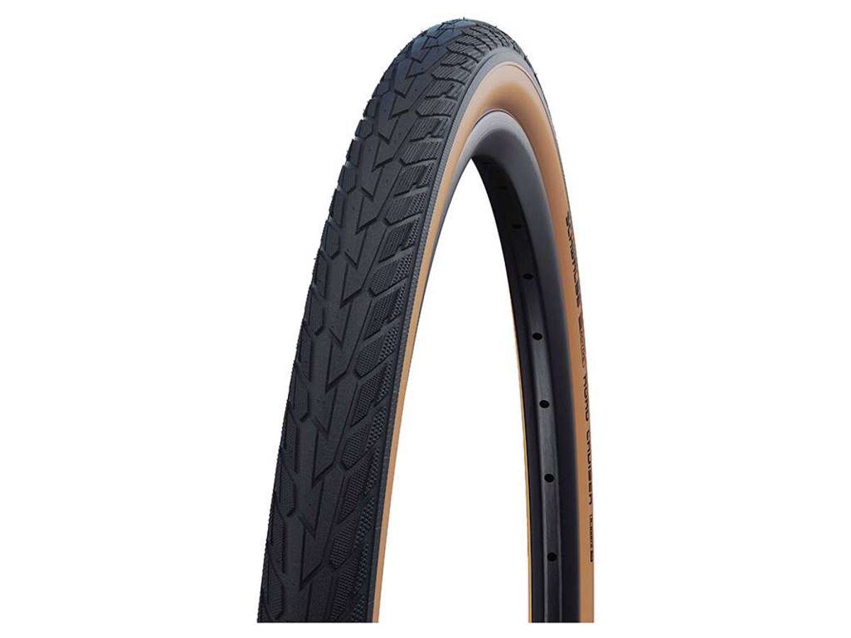 Schwalbe Road Cruiser - K-Guard Tråddæk - 27x1.1/4"(28/32-630) Sort/Gul