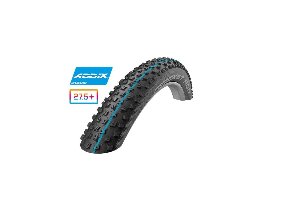 Schwalbe Rocket Ron Addix Speedgrip Evolution Line SnakeSkin TL-Easy Foldedæk - 27,5x2,60