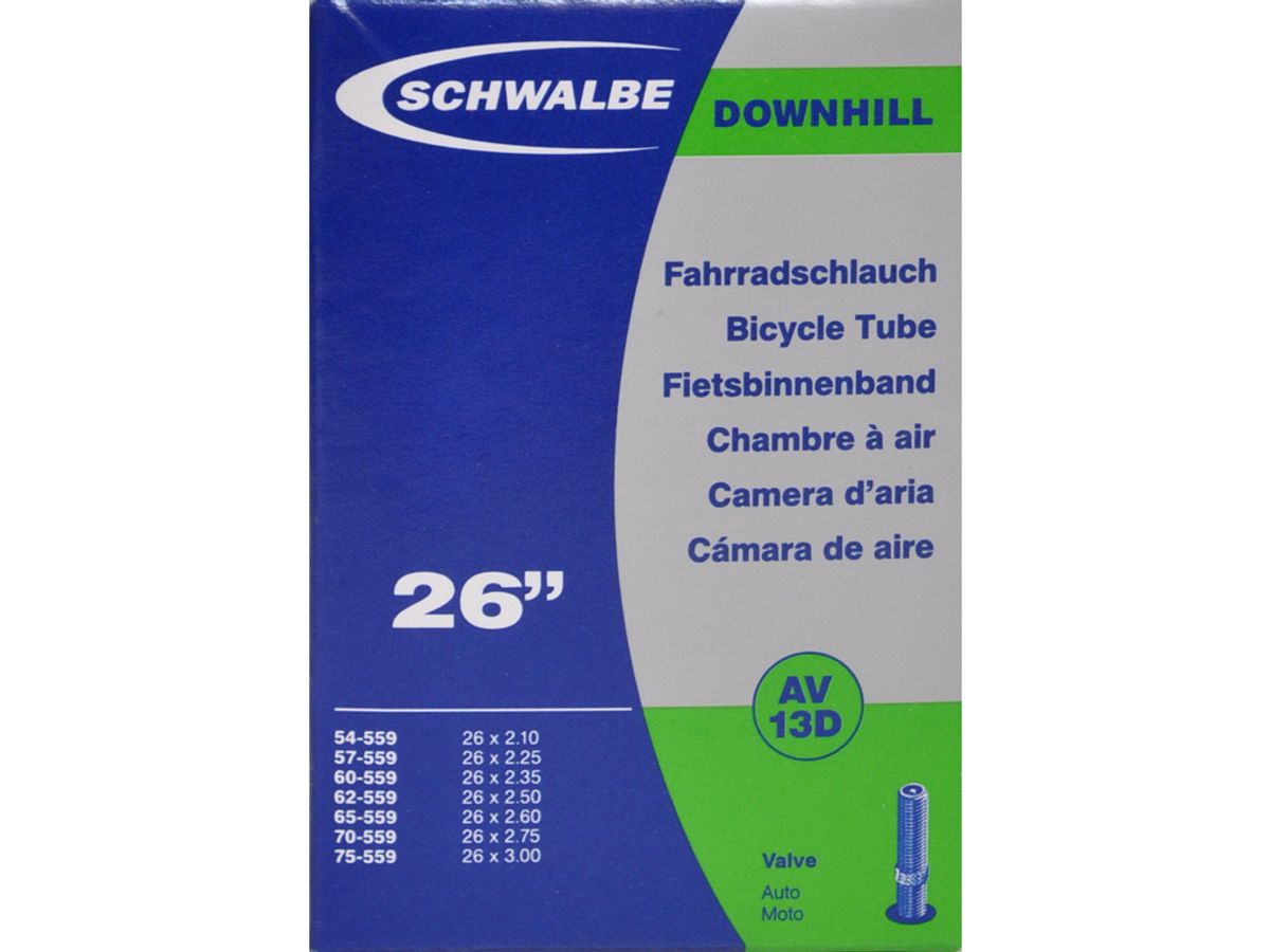 Schwalbe slange 26 x 2,10-3,00 med Auto ventil AV13D