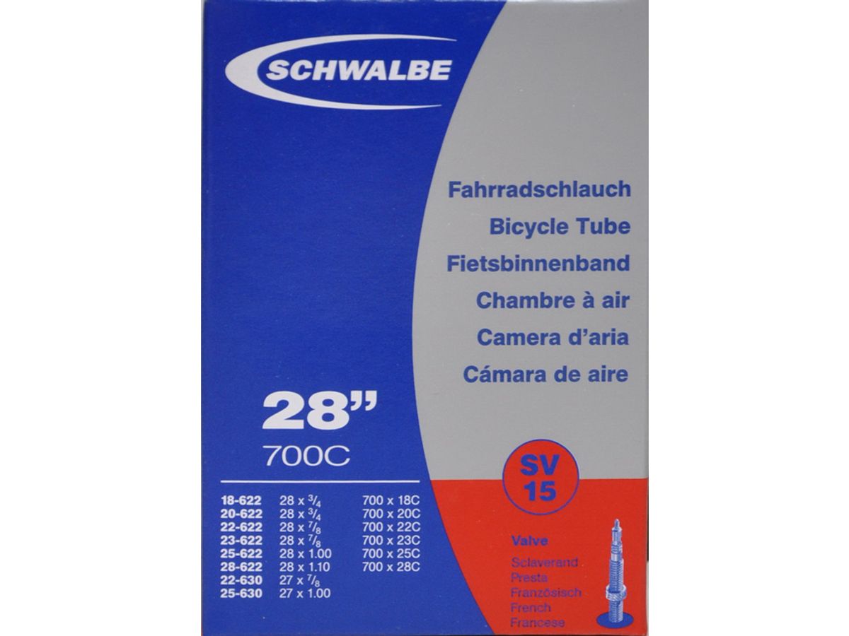 Schwalbe slange 700x18-28c med Racer ventil SV15