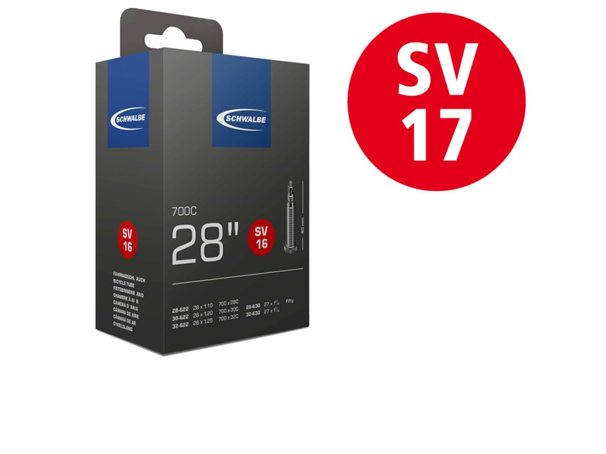 Schwalbe slange 700x28-45c med 50mm lang Racerventil SV17-50