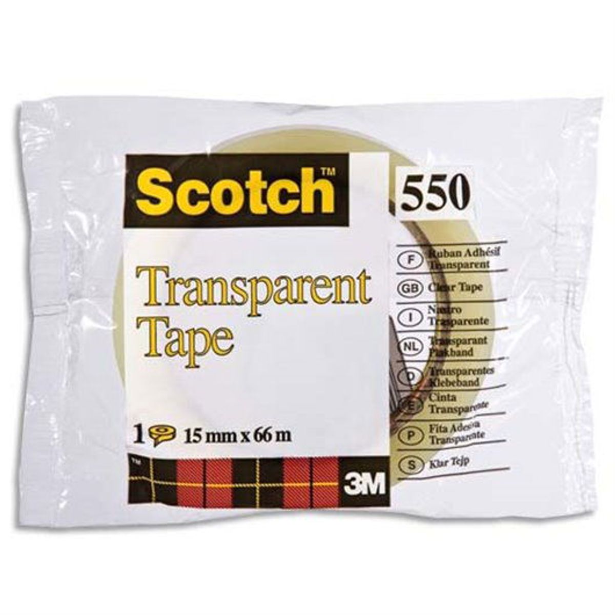 Scotch tape 7100194352 transparent 15 mm x 66 m