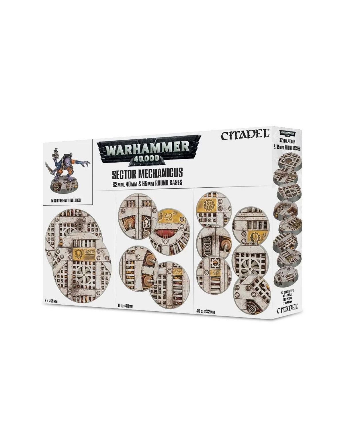 Sector Mechanicus - 60 Round bases - Warhammer - Citadel - Games Workshop