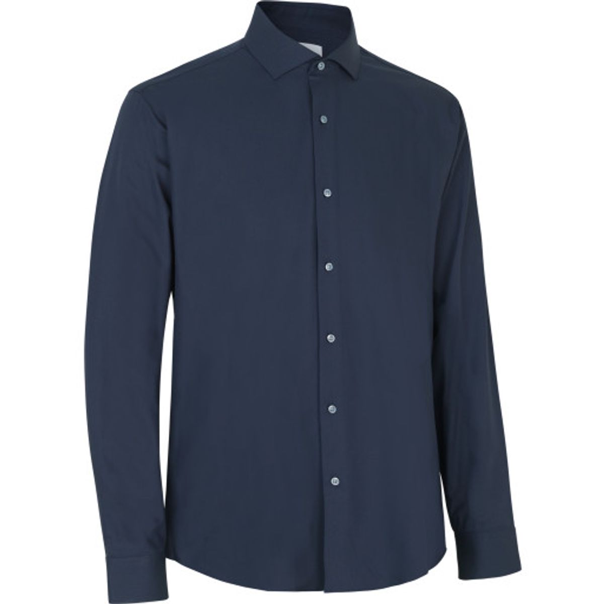 Seven seas hybrid skjorte S50, modern fit, navy, str. l