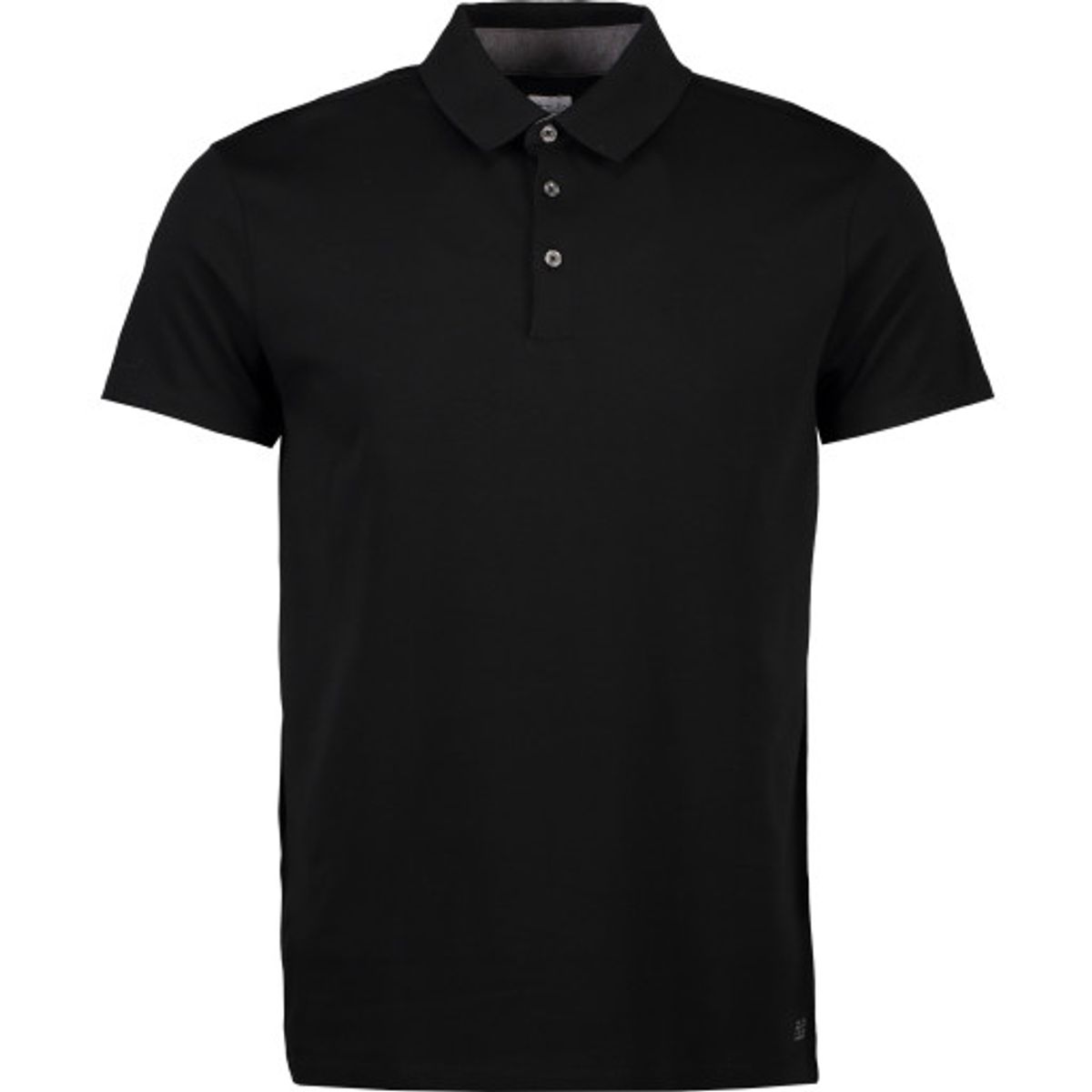 Seven Seas Interlock Polo shirt S600, sort, str. 3XL