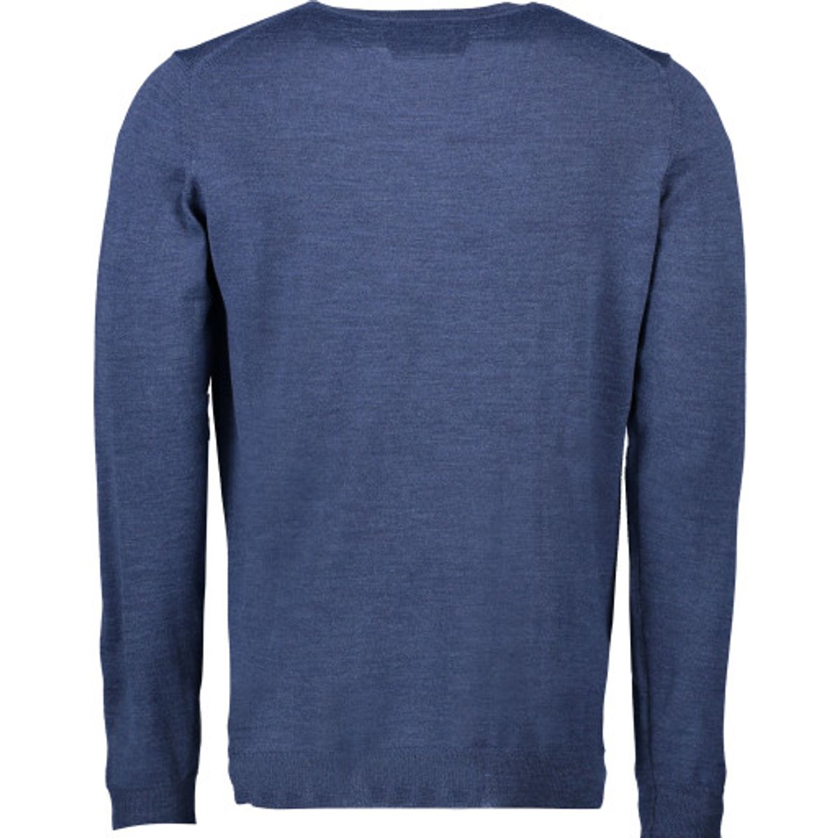 Seven Seas pullover S650, rund hals, blå melange, str. S