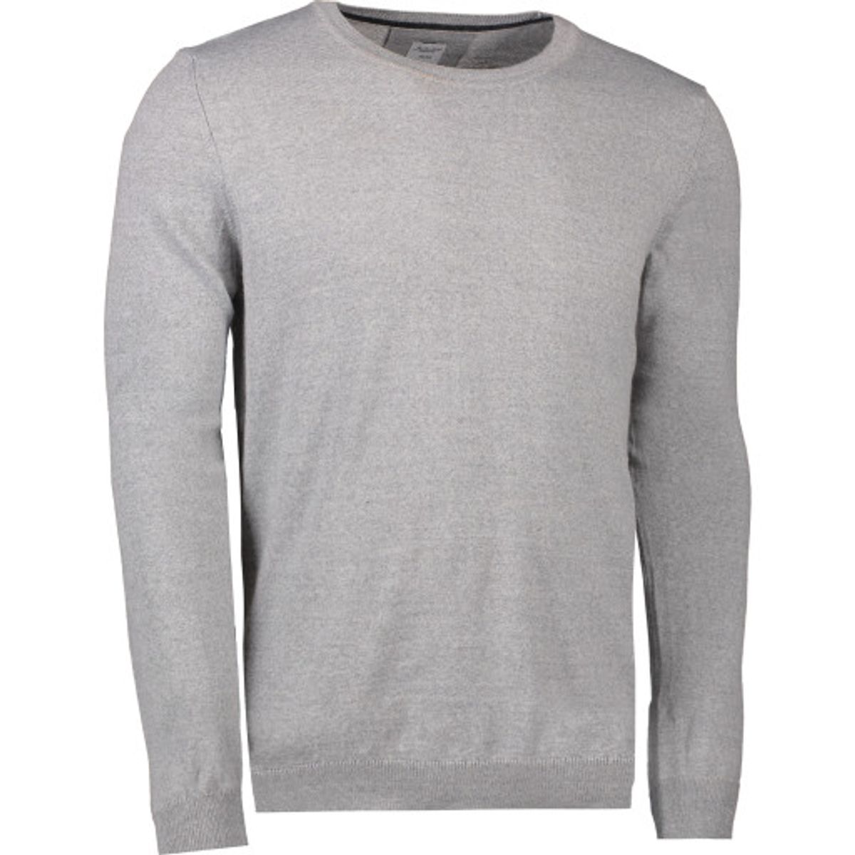 Seven Seas pullover S650, rund hals, lys grå, str. XL