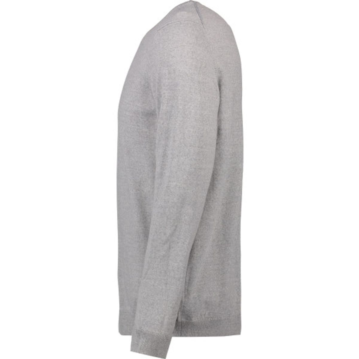 Seven Seas pullover S650, rund hals, lys grå, str. XL