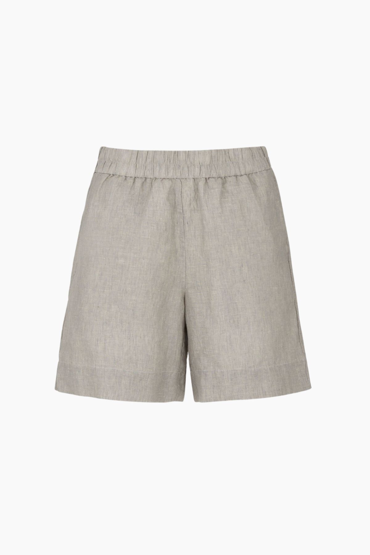 Shorts Long Linen - Grey - Aiayu - Grå L