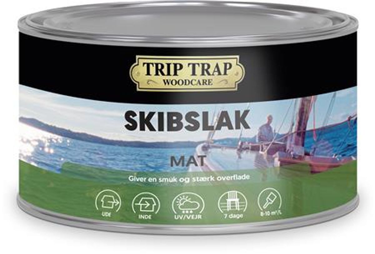 Skibslak Mat 0,38L Farveløs