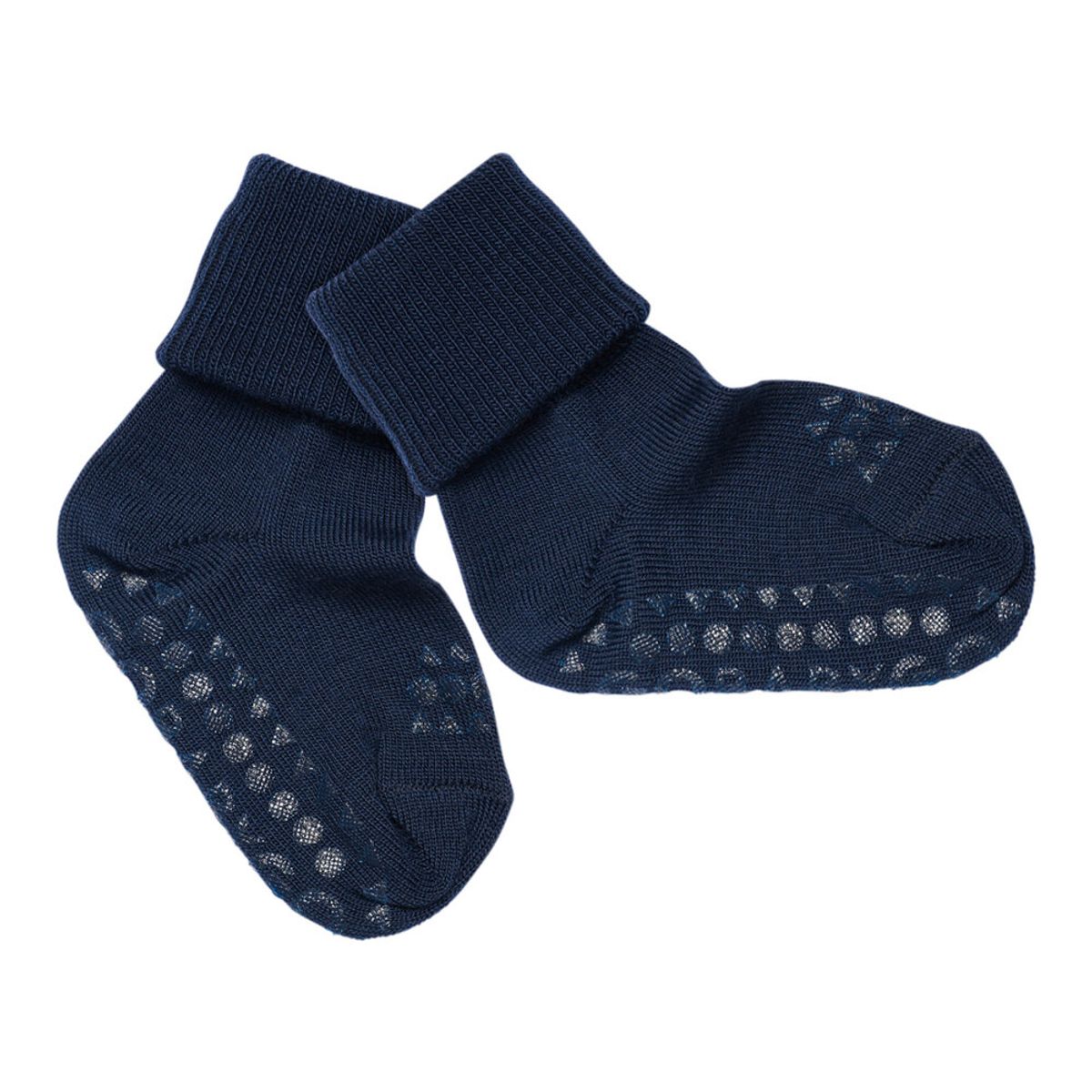 Skridsikre Strømper - Merino Uld - MIDNIGHT BLUE - 23/26