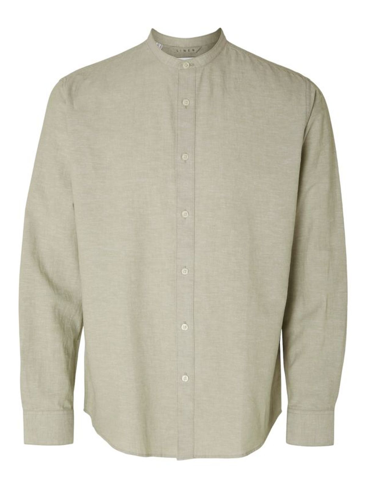 SLHREGNEW-LINEN SHIRT LS CHINA W